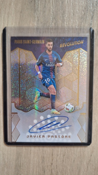 Panini Revolution 2017 Javier Pastore Paris Saint Germain Autograf