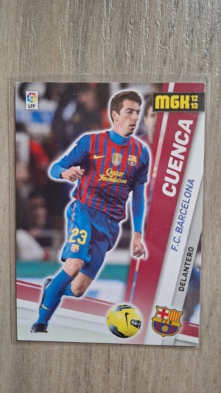 51 Cuenca F.C. Barcelona Base cards Panini Liga BBVA 2012/2013 Megacracks