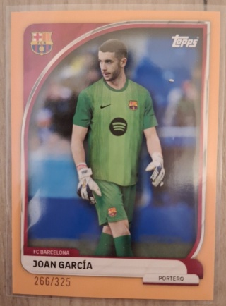 1 Joan García 266/325 FC Barcelona First Team Topps Collector Tin