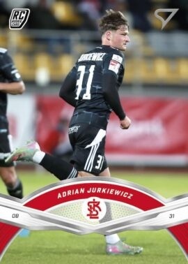 124 Adrian Jurkiewicz RC ŁKS Łódź Base card SportZoo Betclic 1 Liga 2025/26