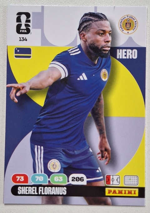 134 Sherel Floranus Curaçao Hero Panini FIFA World Cup 2026