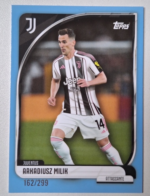 20 Arkadiusz Milik 162/299 Juventus Base card Topps Collector Tin