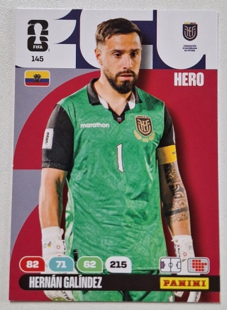 145 Hernan Galindez Ecuador Hero Panini FIFA World Cup 2026