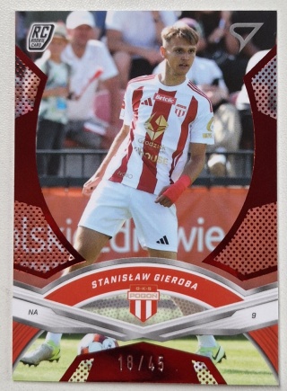 279 Stanisław Gieroba 18/45 Pogoń Grodzisk Mazowiecki Crimson Red SportZoo Betclic 1 Liga 2025/26