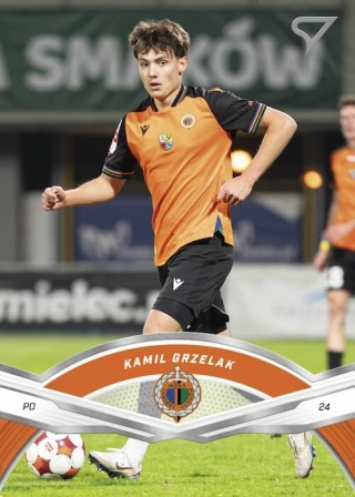 160 Kamil Grzelak Chrobry Głogów Base card SportZoo Betclic 1 Liga 2025/26