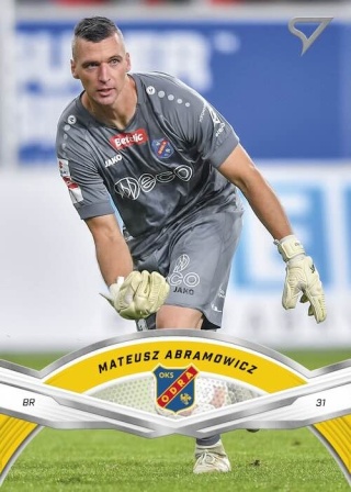 169 Mateusz Abramowicz Odra Opole Base card SportZoo Betclic 1 Liga 2025/26