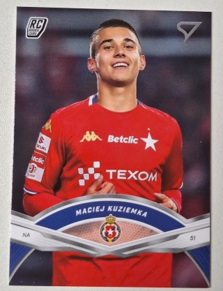 17 Maciej Kuziemka Wisła Kraków Base card SportZoo Betclic 1 Liga 2025/26