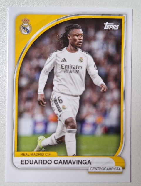 12 Eduardo Camavinga Real Madryt CF Base card Collector Tin
