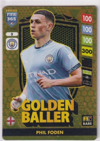 3 Phil Foden Manchester City Golden Ballers FIFA 365 2025