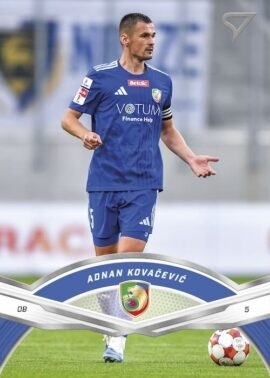 23 Adnan Kovačević Miedź Legnica Base card SportZoo Betclic 1 Liga 2025/26