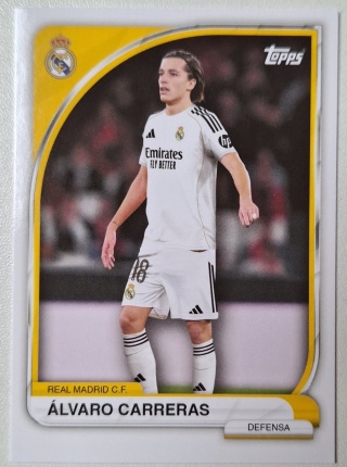 7 Álvaro Carreras Real Madryt CF Base card Collector Tin