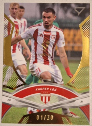 2025-26 SportZoo Betclic 1 Liga Pearl Gold Kacper Łoś 01/20
