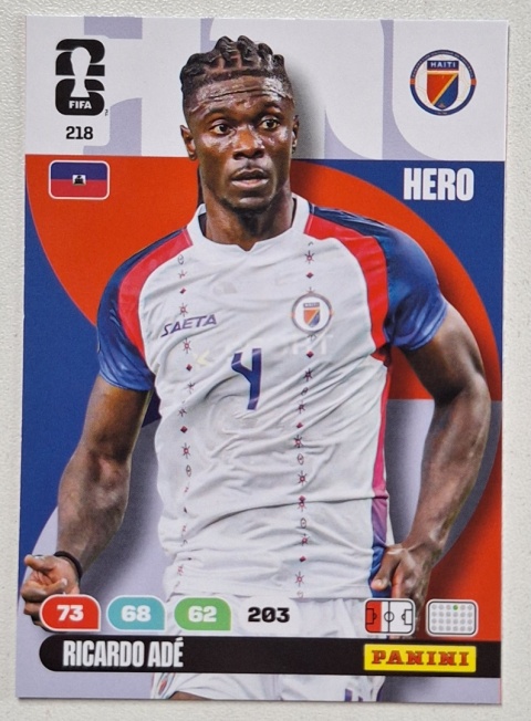 218 Ricardo Ade Haiti Hero Panini FIFA World Cup 2026