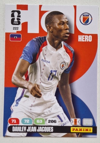 222 Danley Jean Jacques Haiti Hero Panini FIFA World Cup 2026