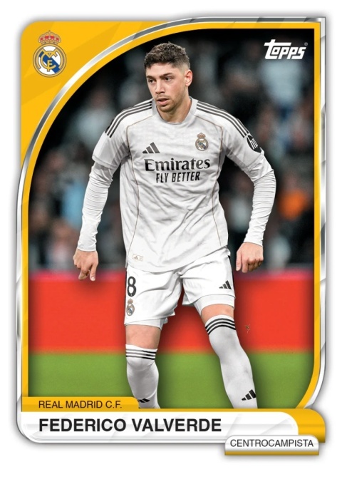 11 Federico Valverde Real Madrid CF Base card Real Madrid CF Base card Collector Tin