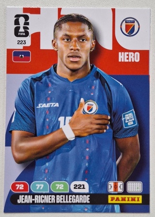 223 Jean-Ricner Bellegarde Haiti Hero Panini FIFA World Cup 2026