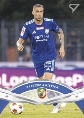 24 Bartosz Kwiecień Miedź Legnica Base card SportZoo Betclic 1 Liga 2025/26