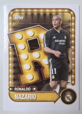29 Ronaldo Nazario Real Madryt CF Name in Lights Collector Tin
