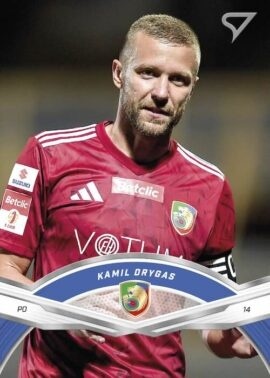 29 Kamil Drygas Miedź Legnica Base card SportZoo Betclic 1 Liga 2025/26