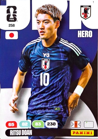 258 Ritsu Doan Japan Hero Panini FIFA World Cup 2026