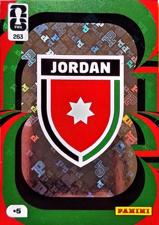 263 Team Crest Jordan Panini FIFA World Cup 2026