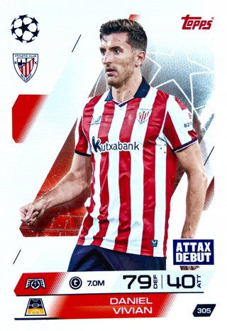 305 Daniel Vivian Athletic Club Base Match Attax 2025/26