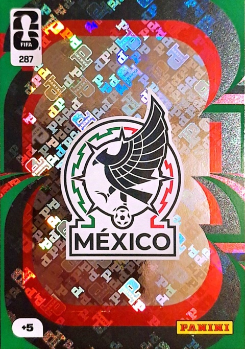 287 Team Crest Mexico Panini FIFA World Cup 2026