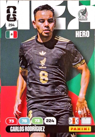 294 Carlos Rodriguez Mexico Hero Panini FIFA World Cup 2026