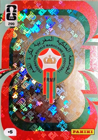 299 Team Crest Morocco Panini FIFA World Cup 2026