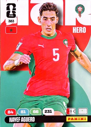 303 Navef Aguero Morocco Hero Panini FIFA World Cup 2026