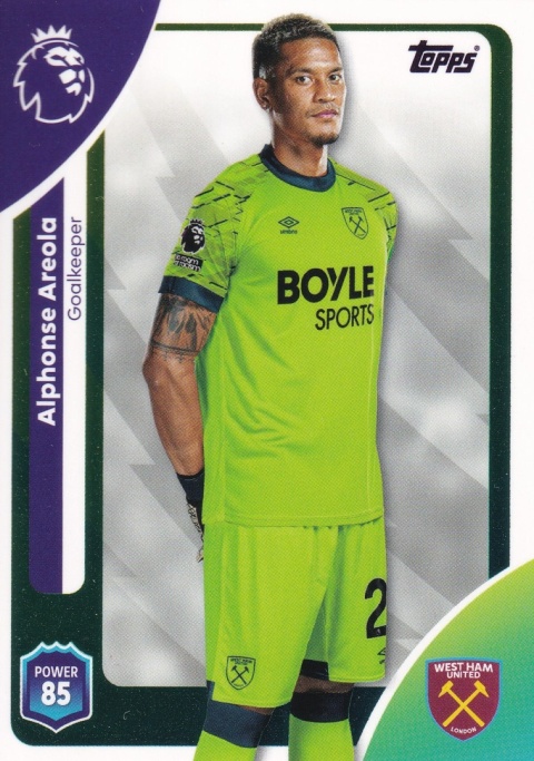 272 Alphonse Areola West Ham Base Premier League 2026