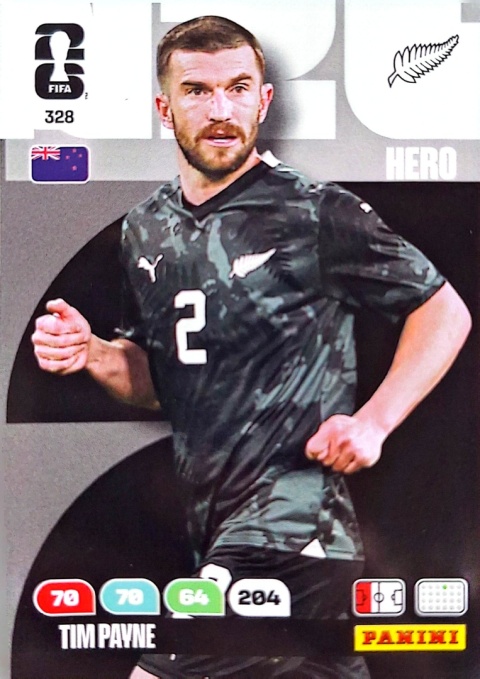 328 Tim Payne New Zealand Hero Panini FIFA World Cup 2026