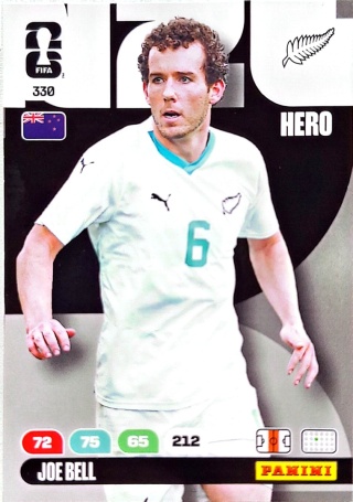 330 Joe Bell New Zealand Hero Panini FIFA World Cup 2026
