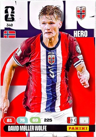 340 David Moller Wolfe Norway Hero Panini FIFA World Cup 2026