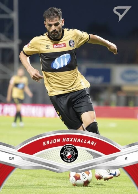 40 Erjon Hoxhallari Polonia Warszawa Base card SportZoo Betclic 1 Liga 2025/26