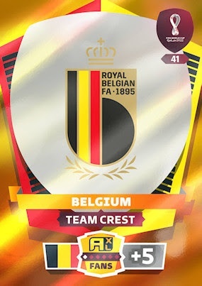 41 Team Crest Belgia FANS / Team Crest World Cup Qatar 2022