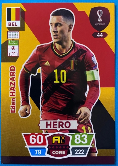 44 Eden Hazard Belgia CORE / Hero World Cup Qatar 2022