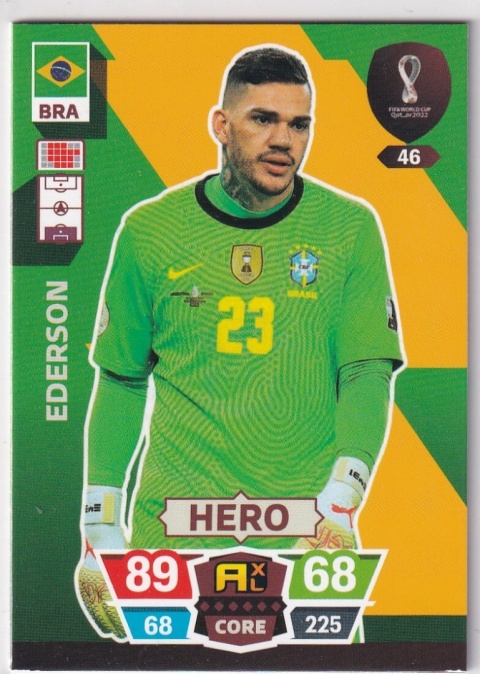 46 Ederson Brazylia CORE / Hero World Cup Qatar 2022