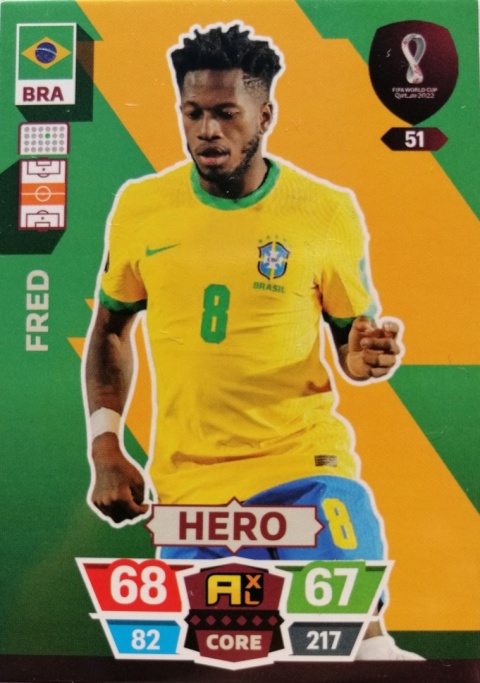 51 Fred Brazylia CORE / Hero World Cup Qatar 2022