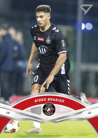 38 Diogo Brasido Polonia Warszawa Base card SportZoo Betclic 1 Liga 2025/26