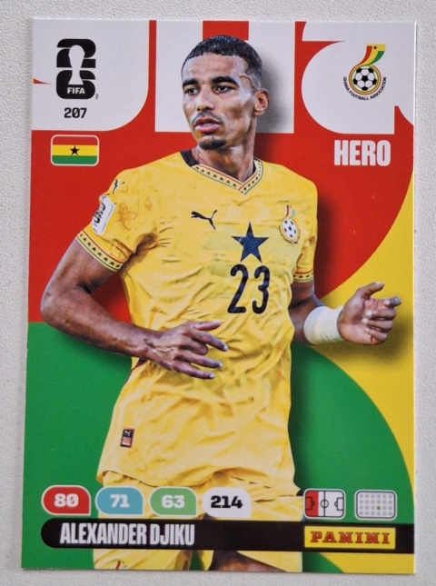 207 Alexander Djiku Ghana Hero Panini FIFA World Cup 2026