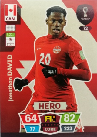 72 Jonathan David Kanada CORE / Hero World Cup Qatar 2022