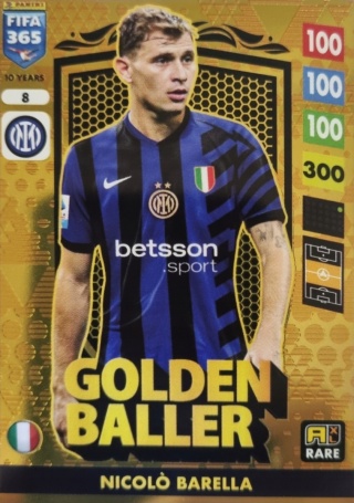 8 Nicolò Barella Inter Golden Ballers FIFA 365 2025