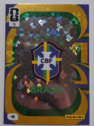 71 Team Crest Brazil Panini FIFA World Cup 2026