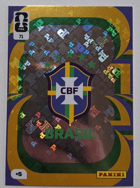 71 Team Crest Brazil Panini FIFA World Cup 2026