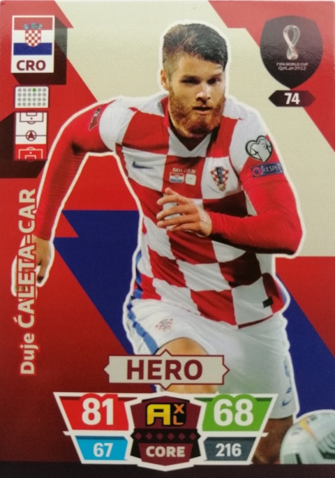 74 Duje Ćaleta-Car Chorwacja CORE / Hero World Cup Qatar 2022