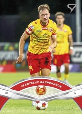 74 Vladyslav Okhronchuk Znicz Pruszków Base card SportZoo Betclic 1 Liga 2025/26