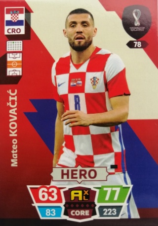 78 Mateo Kovačić Chorwacja CORE / Hero World Cup Qatar 2022