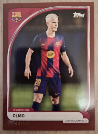 8 Olmo 344/350 FC Barcelona First Team Topps Collector Tin