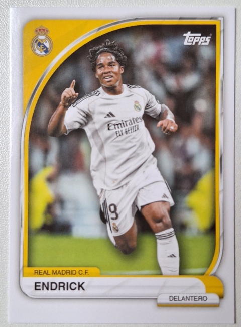 20 Endrick Real Madryt CF Base card Collector Tin